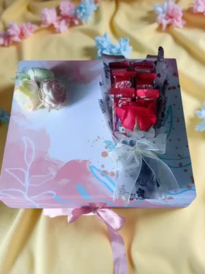 Fully Personalised Gift Hamper with Frame & Chocolates